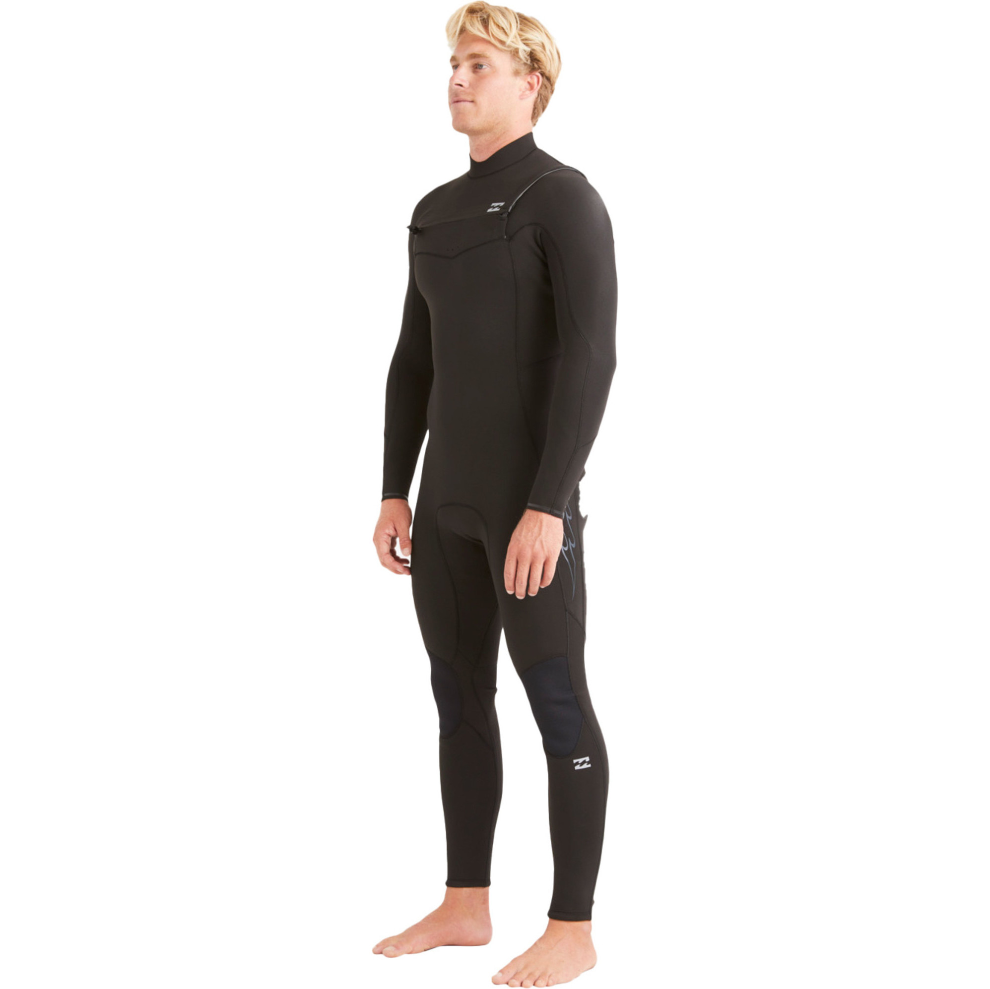 2025 Billabong Mens Absolute 5/4mm Chest Zip Wetsuit ABYW100194 - Black